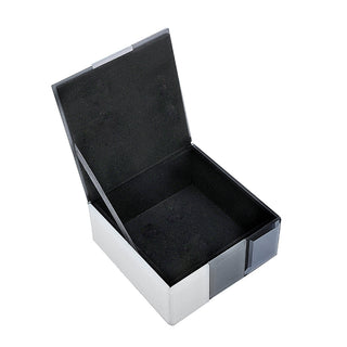 HM2484 Caja Cuadrada Colorblock Frío 12cm(L)x 12cm(P)x 6cm(A)