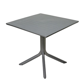 LW03GO Mesa Gaudi Gris Oxford de plástico resistente al sol PP-UV 80x80x75cm.
