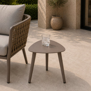 BK296TT Mesa triangular Maldivas Taupé
