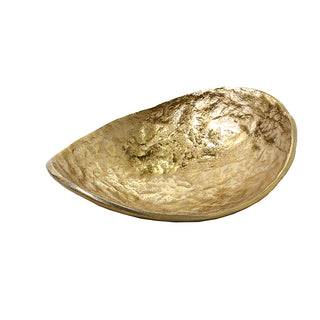 MINO1250 Centro Tazón Metal Oro 28 cm.