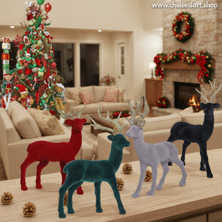 RJL368ND Venado Terciopelo Negro Derecho 32 Cm.