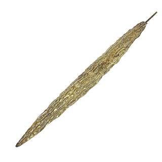 MQ3039O Hoja Metal Angosta Oro 7x76cm.