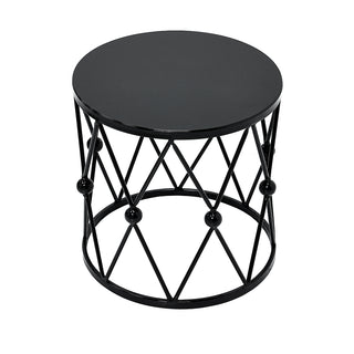 MQ3045NC Mesa Pedestal Tambor Negro 30cm.