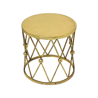 MQ3045OC Mesa Pedestal Tambor Oro 30cm.
