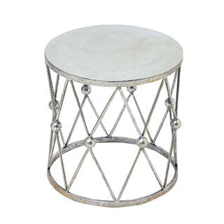 MQ3045PC Mesa Pedestal Tambor Plata 30cm.