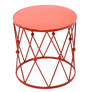 MQ3045RM Mesa Pedestal Tambor Rojo 40cm.