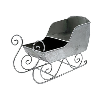 MQ6576P Trineo Metal Plata 37x25cm.