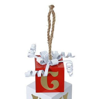 MQ6947C Torre de Regalos Christmas Metal 128x15cm.