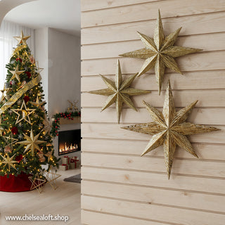 MQ6099OM Estrella Polar Metal Oro 55cm.