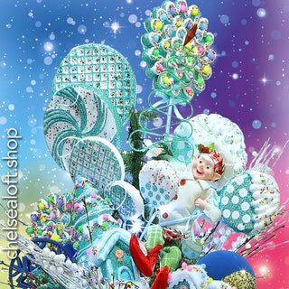 RJL240 Paleta Candy Espiral Azul Jumbo 46 Cm.