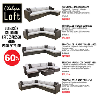 KA25SC Sillón Kauna Oa Cafe Espresso 85x75x65 Cm.