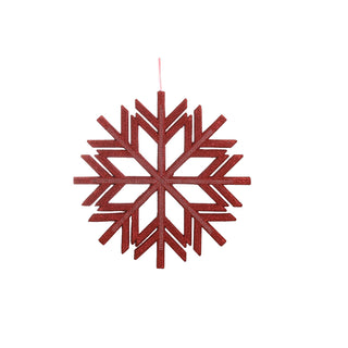 RJL01R Gran Copo De Nieve Rojo 50 Cm.