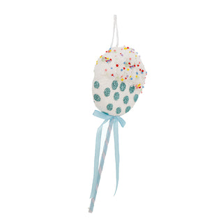 RJL251 Paleta Candy Blanco Con Azul Chica 23 Cm.