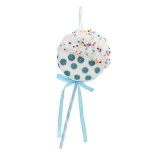 RJL251 Paleta Candy Blanco Con Azul Chica 23 Cm.