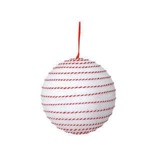 RJL323B Esfera Caramelo Blanco 20 cm.