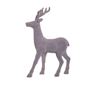 RJL367G Venado Terciopelo Gris 45 Cm.