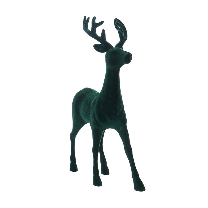 RJL367V Venado Terciopelo Verde 45 Cm.