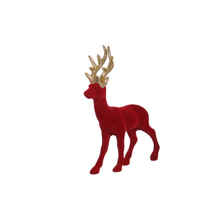 RJL368RD  Venado Terciopelo Rojo Derecho 32 Cm.