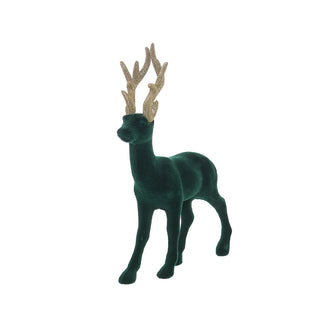 RJL368VD Venado terciopelo Verde Derecho 32 Cm.