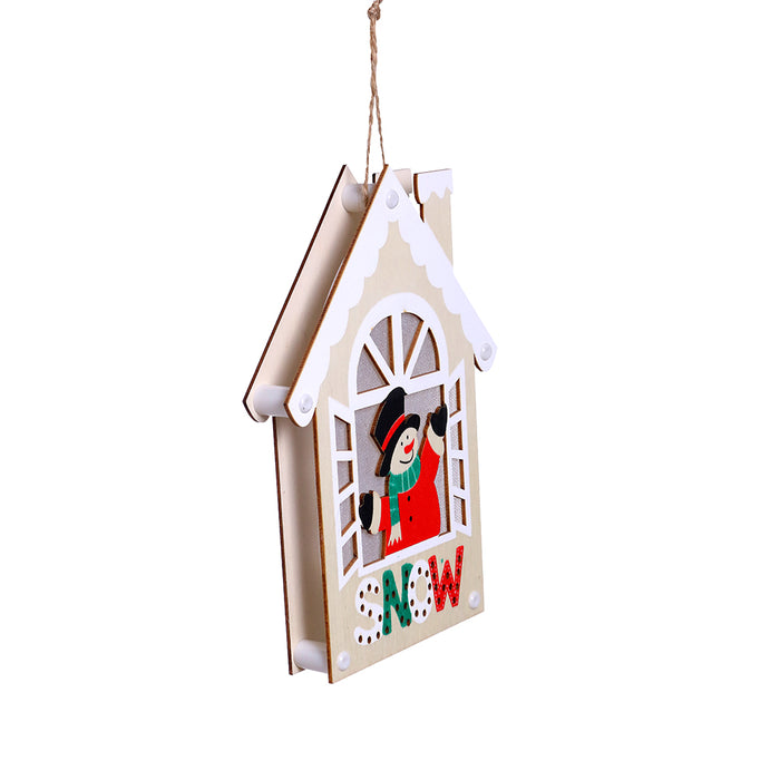 RJL409S Casita Decorativa LED Snow 18 Cm.