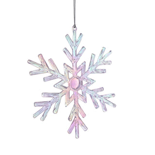 RJL444I Ornamento Copo de Nieve Iridiscente 12 cm.