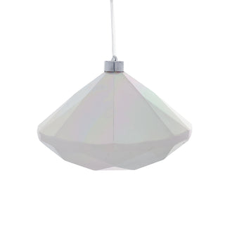 RJL455B Esfera Diamante Blanco Iridiscente 20 cm.
