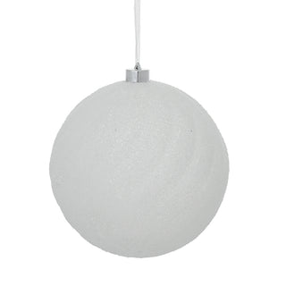 RJL459N Esfera Espiral Blanco Nevado 20 cm.
