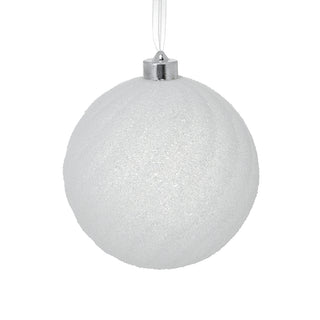 RJL463N Esfera Espiral Blanco Nevado 15 cm.