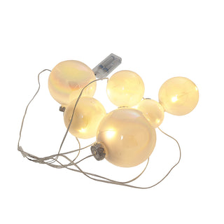 RJL498B Gran Racimo Esferas LED Blanco Perla