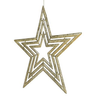 RJL561O Ornamento Estrella Trío Oro 40cm.