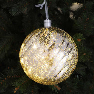 RJL668PO Esfera Patina Oro 20 Cm.