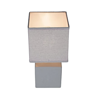 RL346G Lámpara Cerámica Cubo Gris Nube 15x15x29cm.