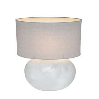 RL355 Lámpara Terracota Blanco Crema 44x21x53cm.