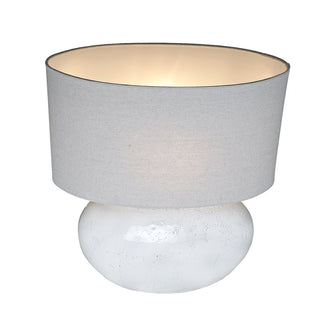RL355 Lámpara Terracota Blanco Crema 44x21x53cm.