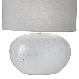 RL355 Lámpara Terracota Blanco Crema 44x21x53cm.