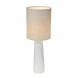 RL552B Lámpara Cerámica Dansk Blanco 24x24x68cm.