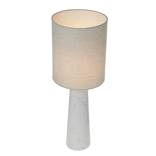RL552B Lámpara Cerámica Dansk Blanco 24x24x68cm.
