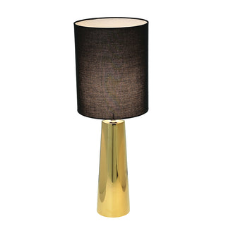 RL552O Lámpara Cerámica Dansk Oro Metálico 24x24x68cm.