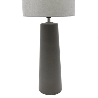 RL552T Lámpara Cerámica Dansk Taupé 24x24x68cm.