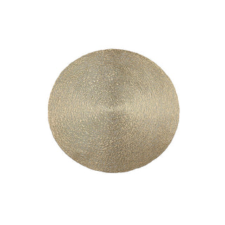 RNP2414OR Individual Oro Tejido Concéntrico 38 cm.