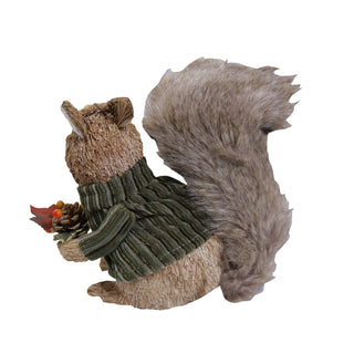 Ardilla Decorativa Grande 24cm de largo, 14cm ancho y 22cm de alto
