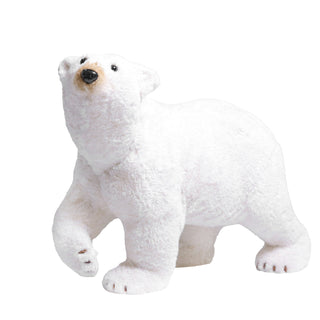 Oso Polar Jugando Pelaje Oro 62cm de largo, 33cm ancho y 50cm de alto