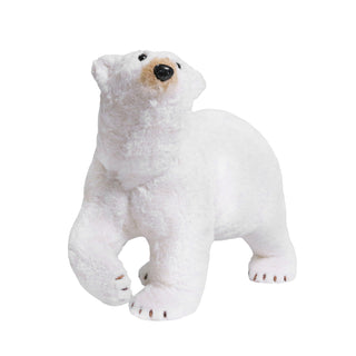 Oso Polar Jugando Pelaje Oro 62cm de largo, 33cm ancho y 50cm de alto