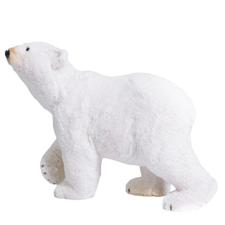 Oso Polar Jugando Pelaje Oro 62cm de largo, 33cm ancho y 50cm de alto