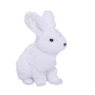 Conejo Polar Escarchado Izquierdo 23cm de largo, 13cm ancho y 25cm de alto