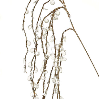 SA676 Rama Pedrería Colgante Champaña 50 cm.