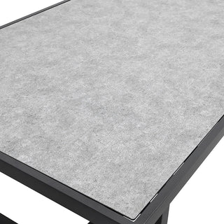SCL58MCG Mesa Comedor Mallorca Gris de Acero con acabado anticorrosivo.
