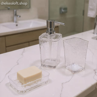 AZ2407V Vaso Para Baño Bubbles 300 Ml De Acrìlico 11 Cm