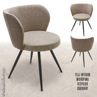 TC2418GT Silla Giratoria Taupé .