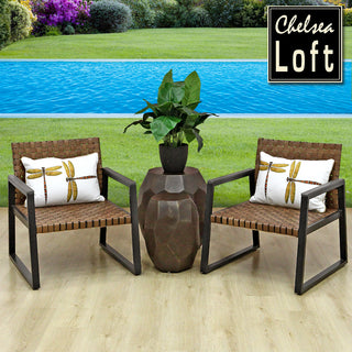RE328BR Mesa Taburete Para Exterior Cincelada Bronce 50(D)X50(A)Cm.